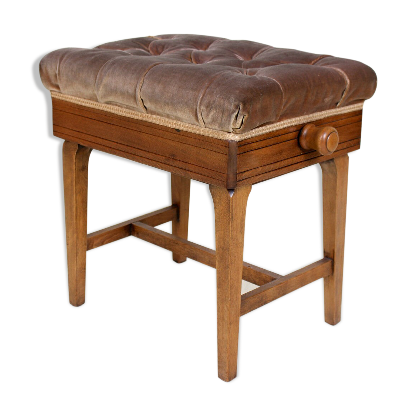 Antique piano stool