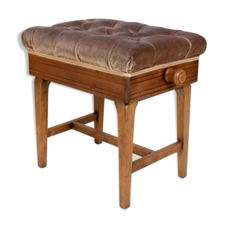 Antique piano stool