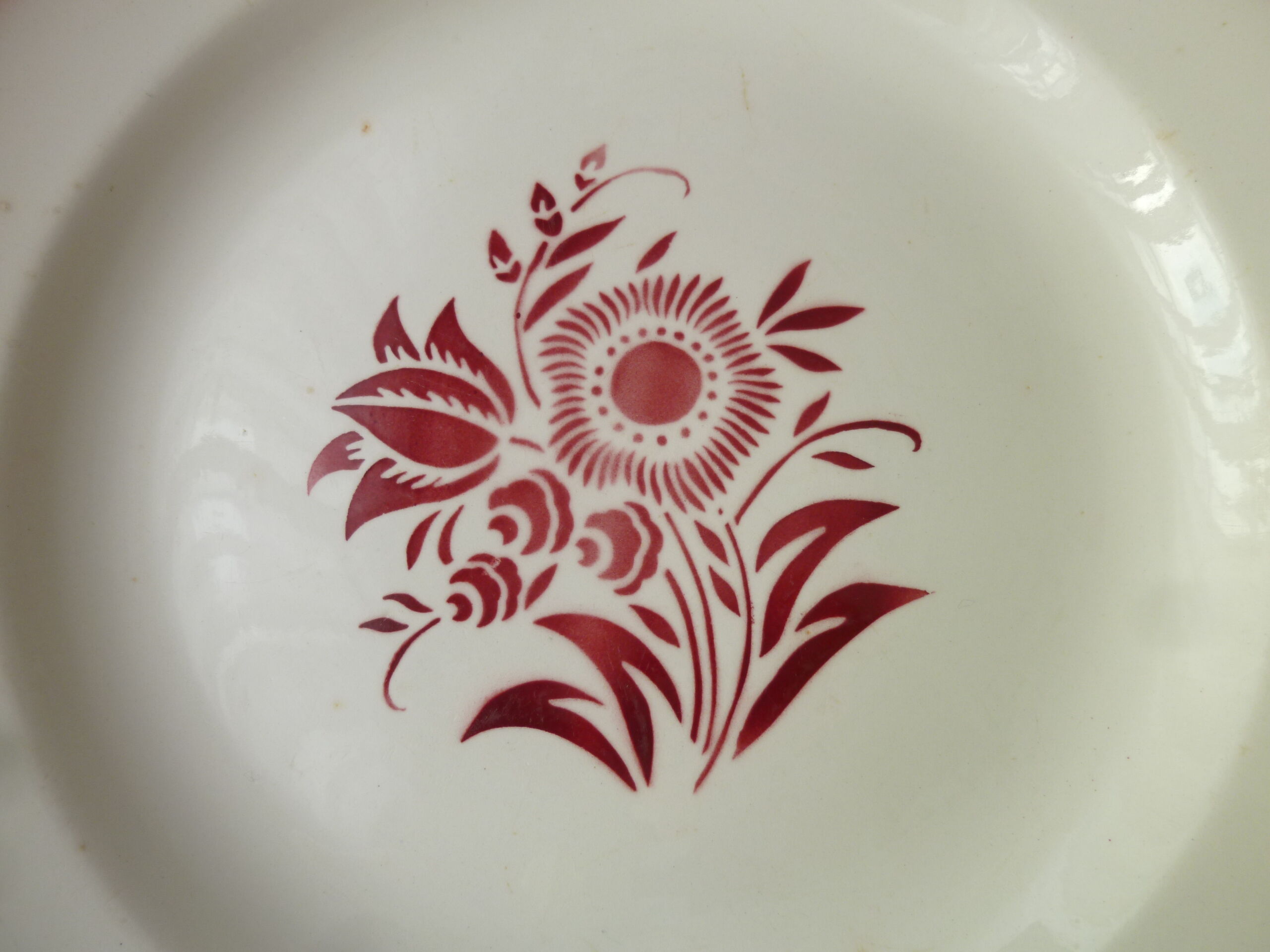 Faïence dish Digoin Sarreguemines Model Ala