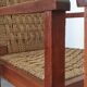 Paire de fauteuils corde des années 50