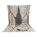 Handmade wool Berber rug 309X200 cm