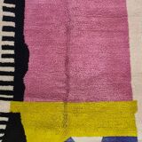 Handmade wool berber rug 250 x 150 cm