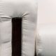 Coppia di poltrone cotone bianco saporiti anni ’70 vintage modernariato