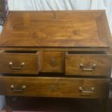 Walnut desk Directoire