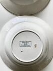 Set of 4 deep plates Sarreguemines Elvire U&C antique French earthenware