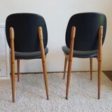 Pair of Baumann chairs model Pegasus circa 1960