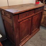 Former Parisian oak buffet 2 doors 2 drawers