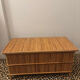 Rattan bank safe, 1950s