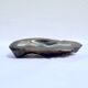 Vintage blue brown agate slice tray agate ashtray 1960