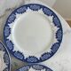 Ironstone set of 3 flat plates Sarreguemines and Digoin