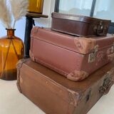 Set of 3 vintage suitcases