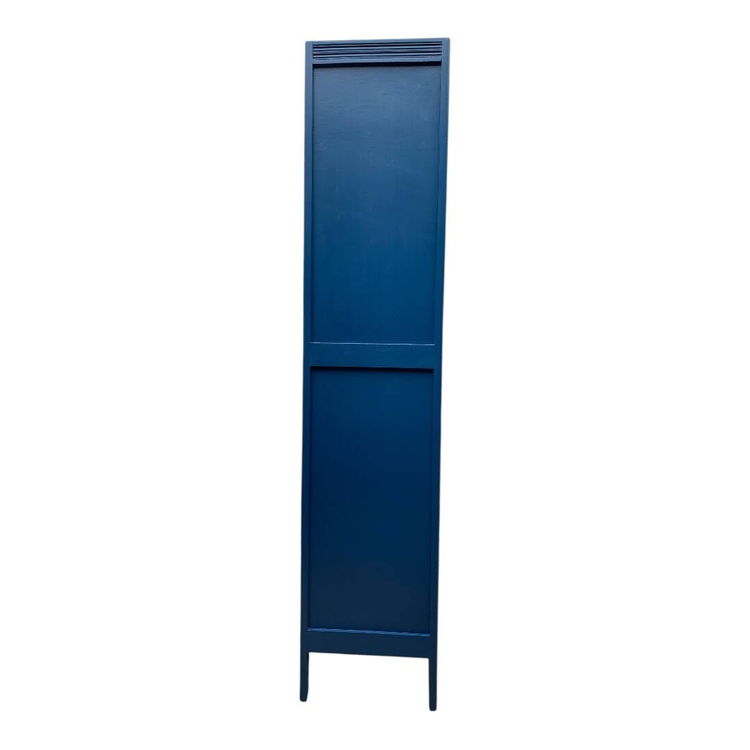 1940s Parisian blue paneled wardrobe