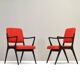 Fauteuils S5 attribués à Alfred Hendrickx pour Belform, Belgique, années 1950, ensemble de 2.