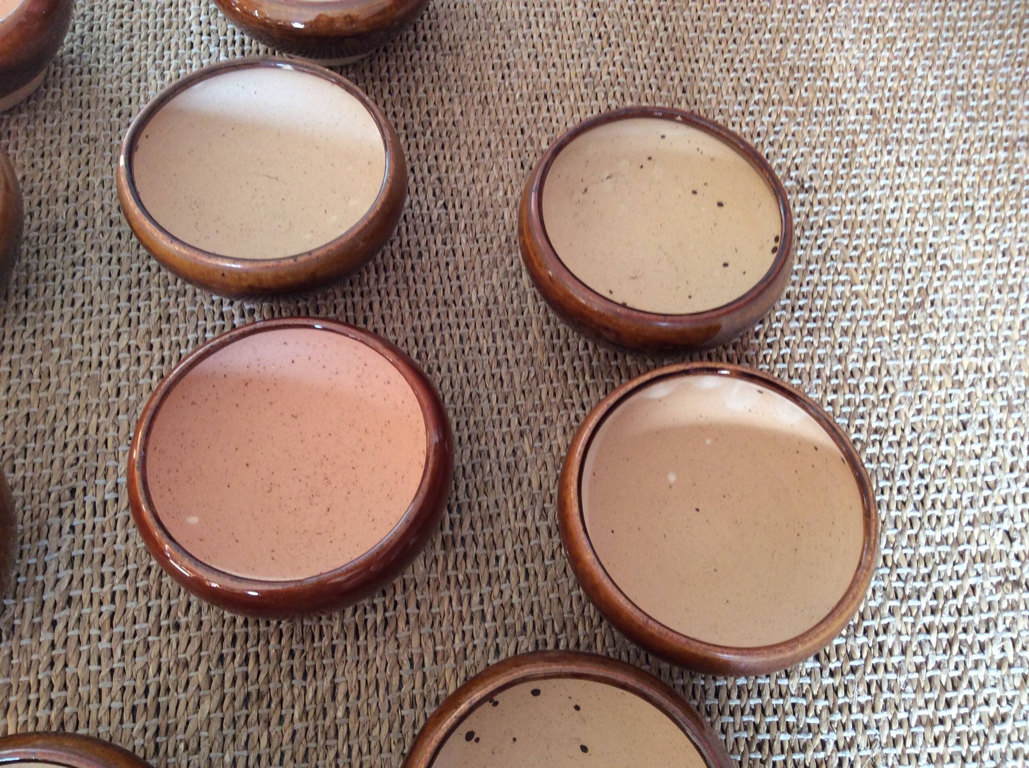 10 stoneware bowls