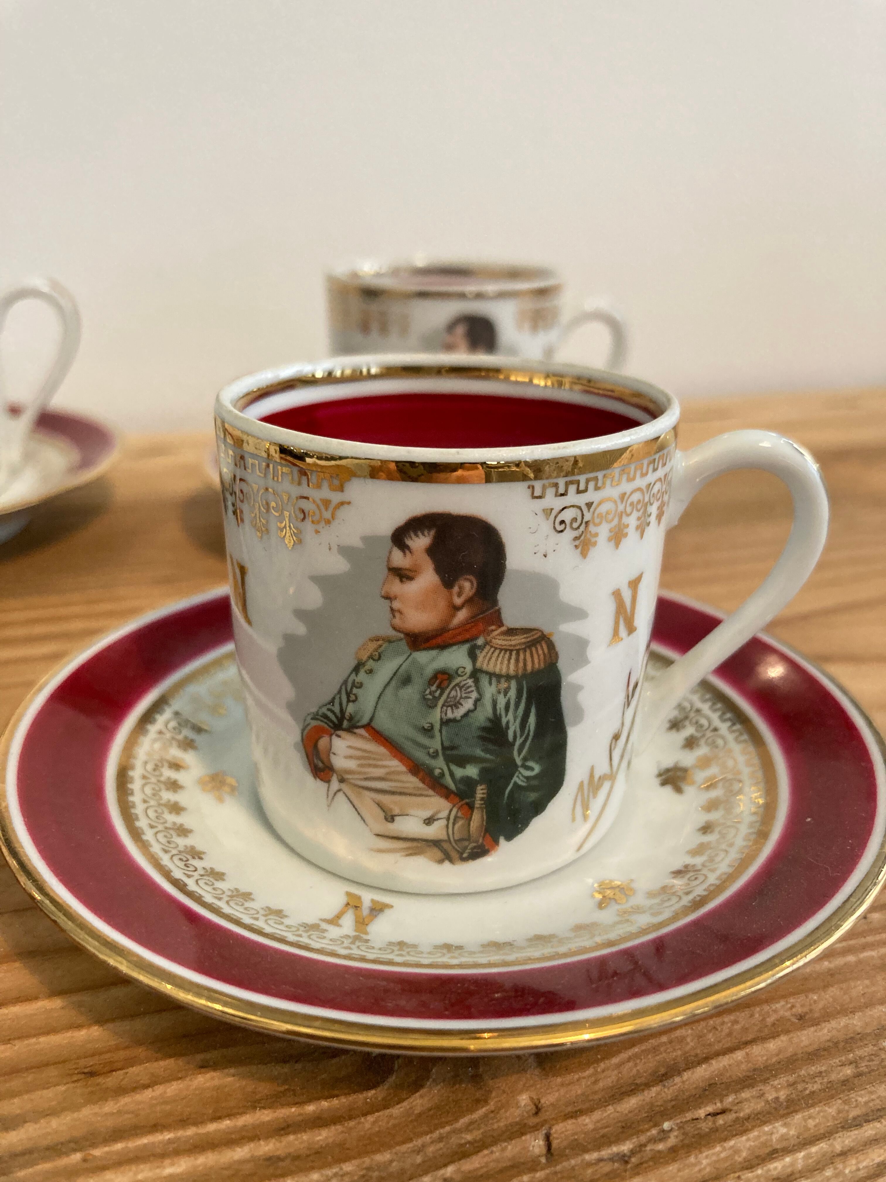 Napoleon and Josephine coffee service set