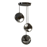 Suspension chrome metal eyeball