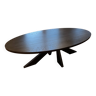Table à manger en bois ovale signée Arp
