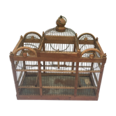 Cage has old birds