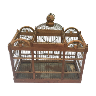 Cage has old birds
