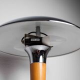 Liner lamp 1980 wood and chrome