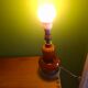 Blown glass lamp base