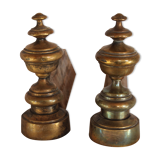 Old pair of andirons to time XIX