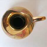 Vase en laiton émaillé