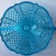 Blue glass fruit cup