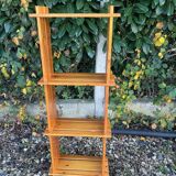 Brutalist pine shelf