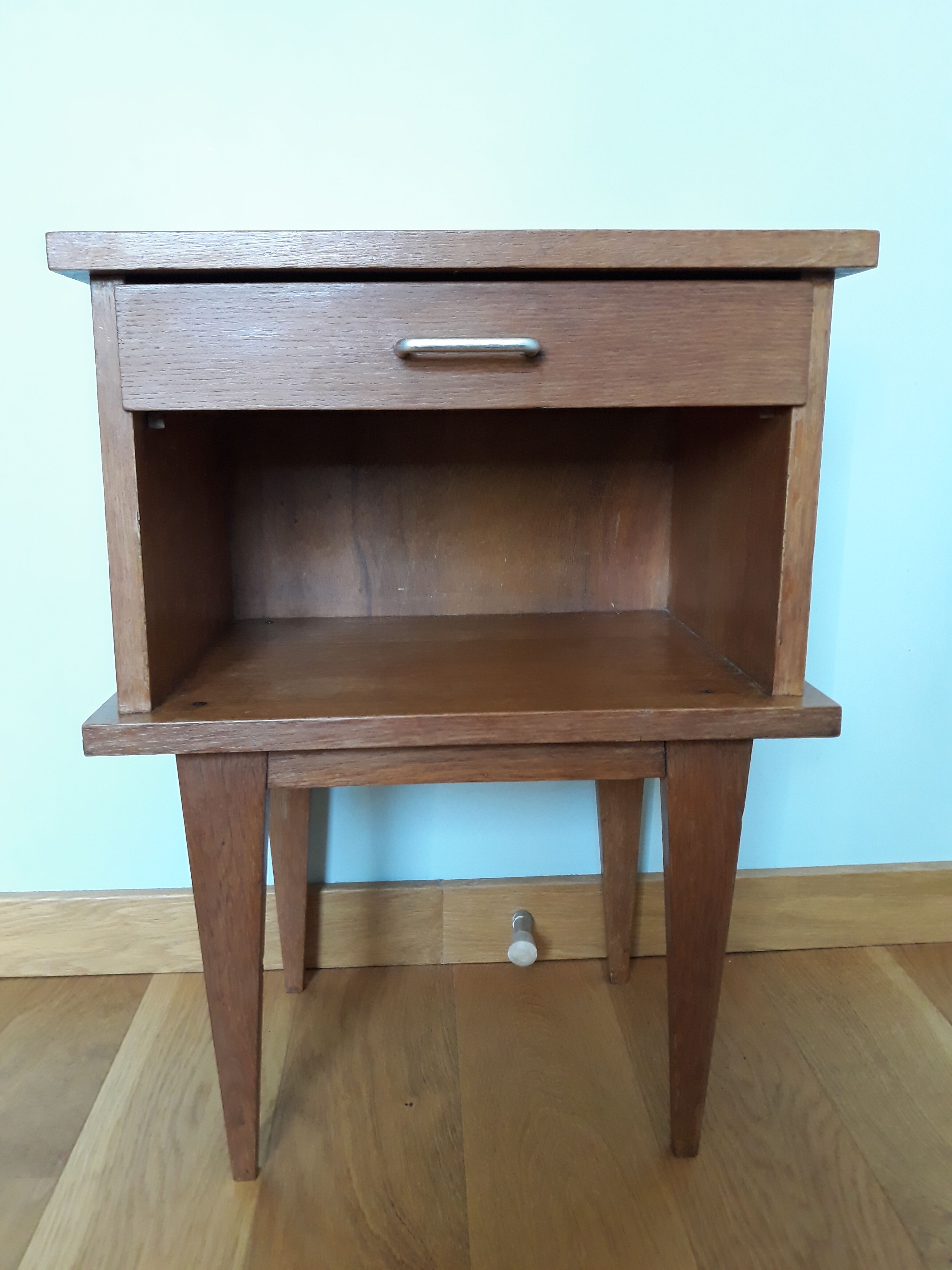 Bedside night table in Scandinavian style