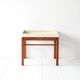 Vintage Scandinavian teak and metal planter