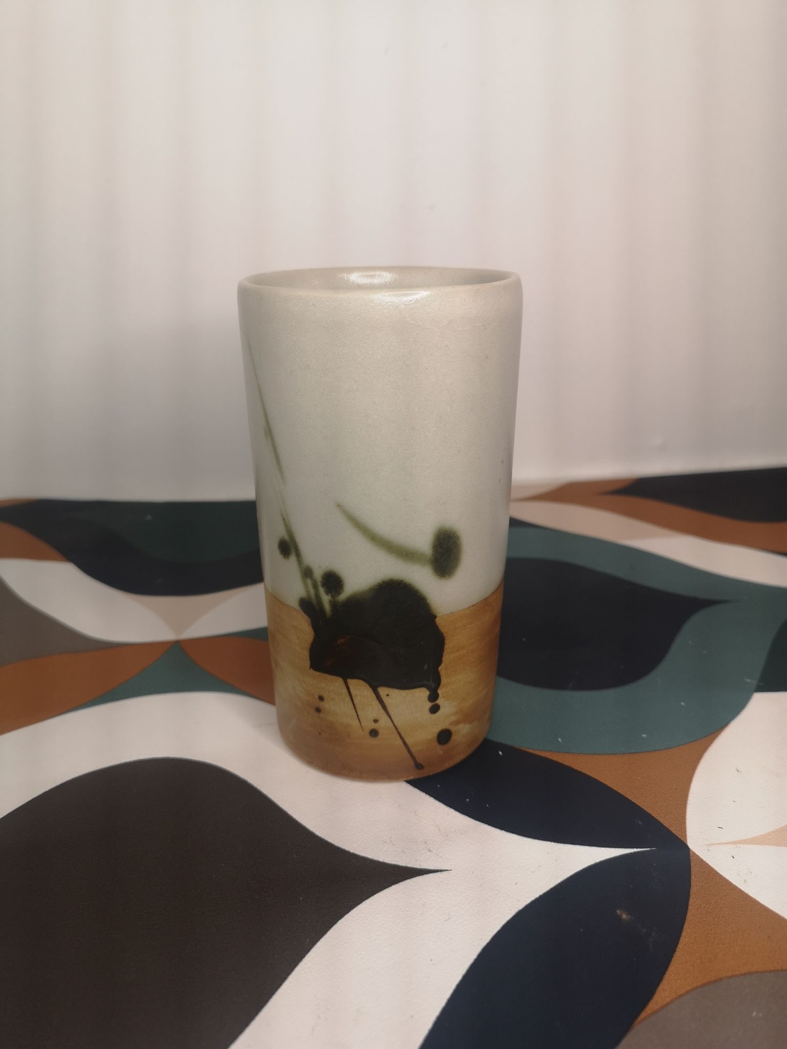 Vase rouleau en grés Poterie "La Colombe"