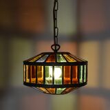 Color stained glass suspension