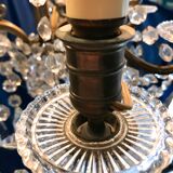 Crystal chandelier diamond cut 9 fires 1880