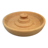 Empty pocket in turned wood