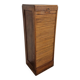 Vintage large oak shutter cabinet | 1930s