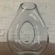 Trio of vintage molded glass vases from the 70s