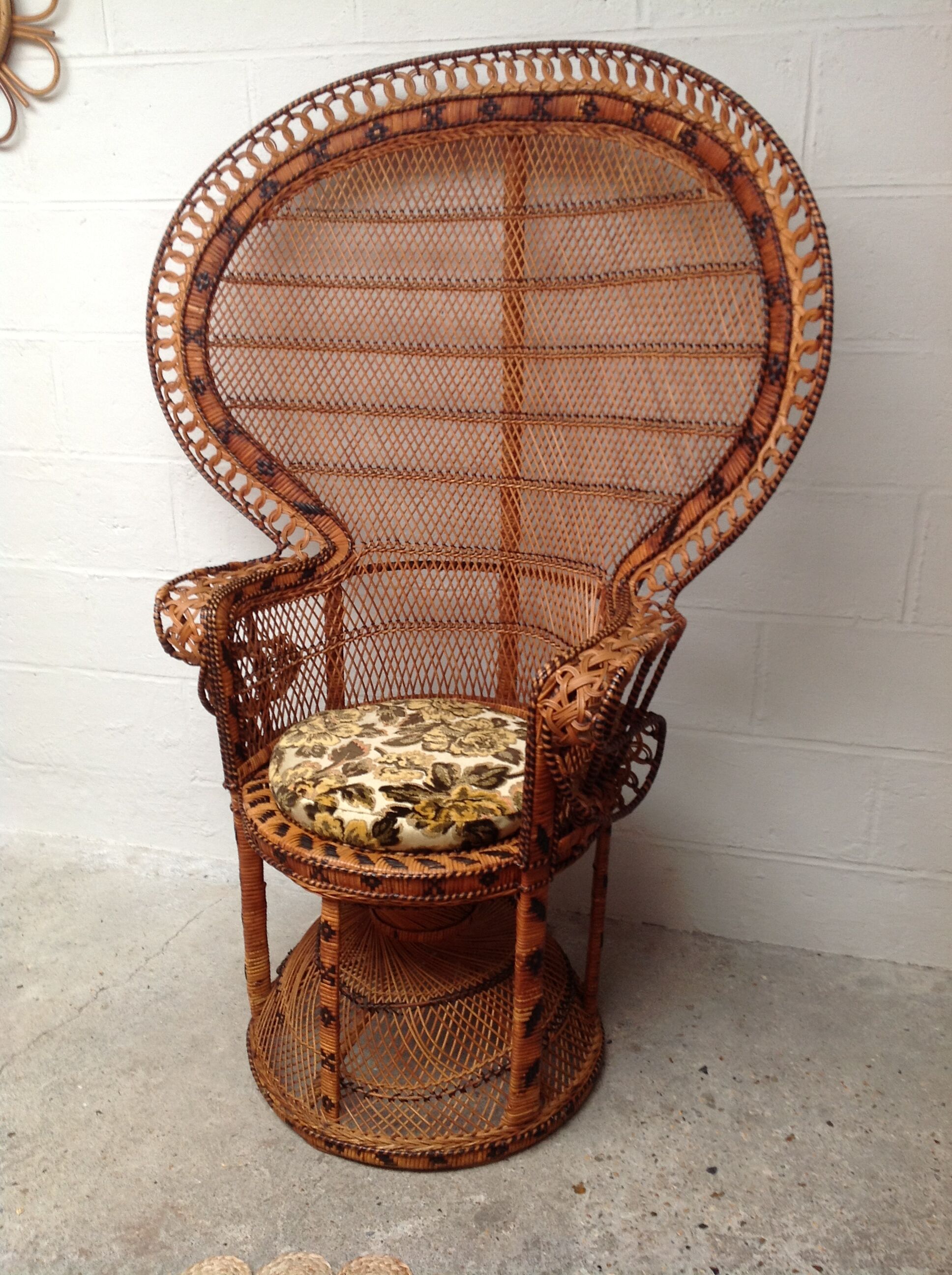 Armchair Emmanuelle rattan Kok House 1970