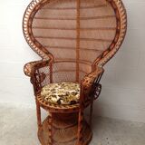 Armchair Emmanuelle rattan Kok House 1970