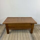 Solid oak coffee table 1980