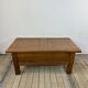 Solid oak coffee table 1980