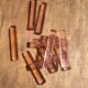 Ten pink glass knife holders