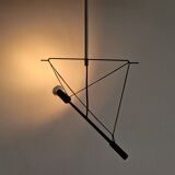 Grey and black 'Spot Torch ST' by Herman Hermsen for Designum, The Netherlands 1982