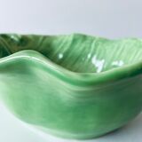 Leaf slip salad bowl