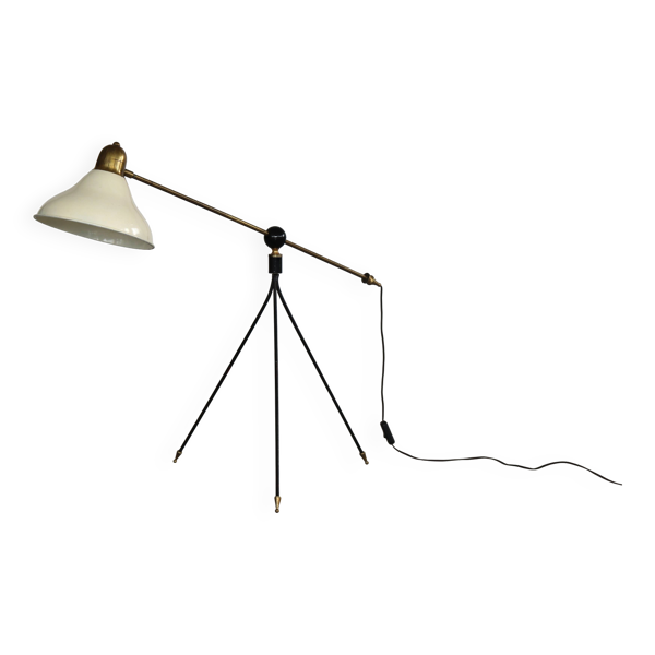 lampe de sol vintage lampe laiton années 1960 — Beyit