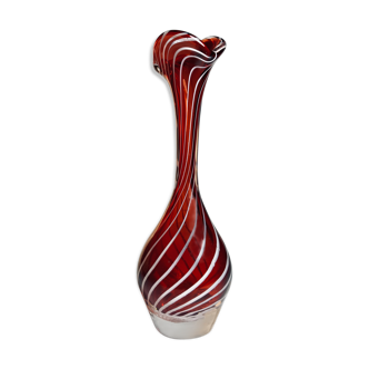 Vase en verre de Murano Italie les années 70