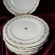 Seven antique Limoges porcelain plates – CFH / GDM
