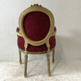 Louis XVI style medallion armchair