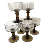 Blown bubble glasses