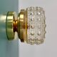 Vintage glass moulded globe wall/ceiling light.